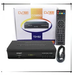 DVB-T2-тюнер приемник HDMI HD 1080P DVB-S2 спутниковый ресивер декодер ТВ коробка ТВ тюнер DVB T2 USB Wifi Встроенный Русский ручной