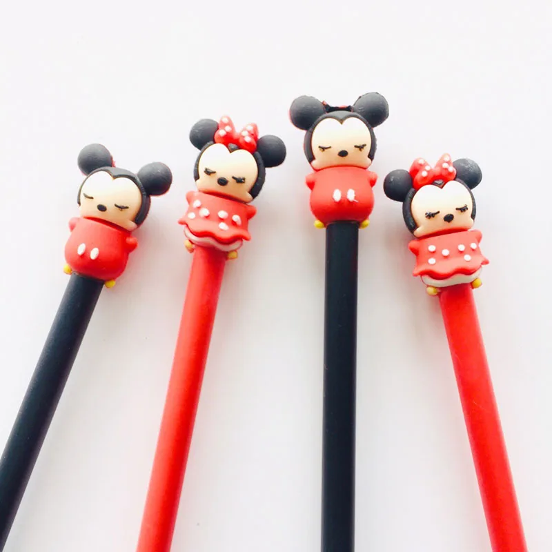 1 шт., гелевая ручка для мыши Kawaii, ручка для письма, школьные канцелярские принадлежности, черные чернила, 0,5 мм