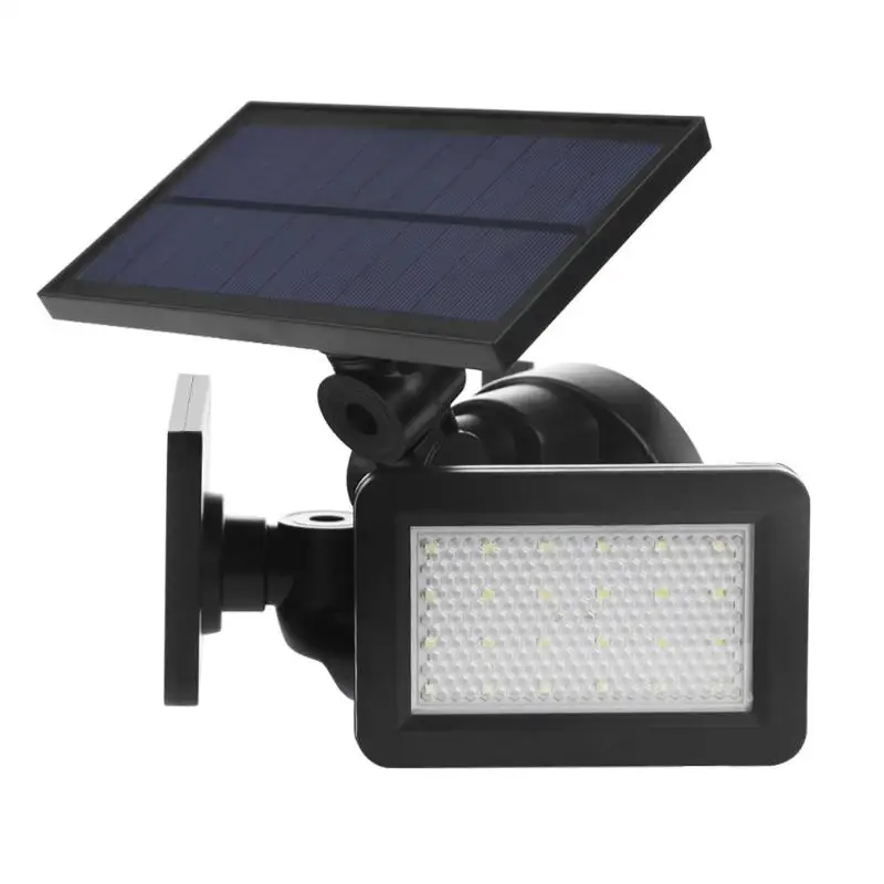 SHGO-Dual Head 48LED Solar Light Radar Sensor Spotlight Waterproof Outdoor Garden Lamp Super Bright Flood LED Lights | Лампы и