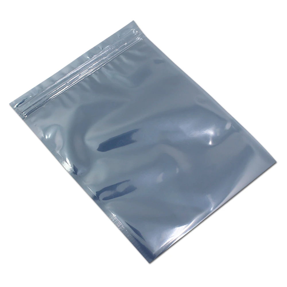 Фото 50 шт./лот 28*38 см Ziplock антистатическая защитная сумка Антистатическая сумка для хранения Антистатическая сумка с замком на молнии Самоуплотняющаяся Антистатическая упаковка №3