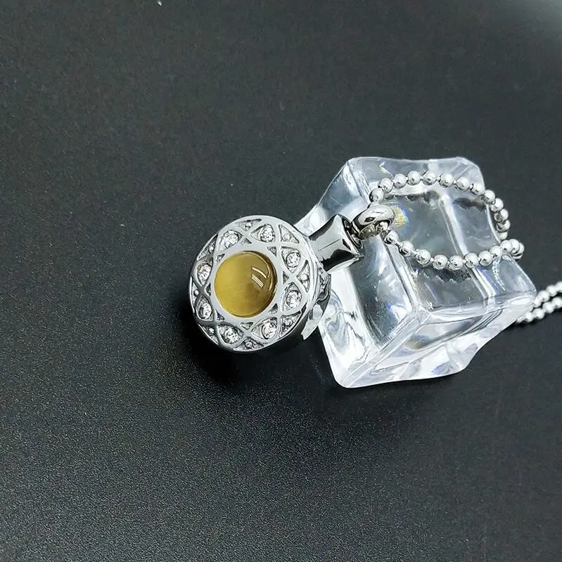 Памятная памятная Кремация в виде потери питомца ожерелье для праха Опаловая