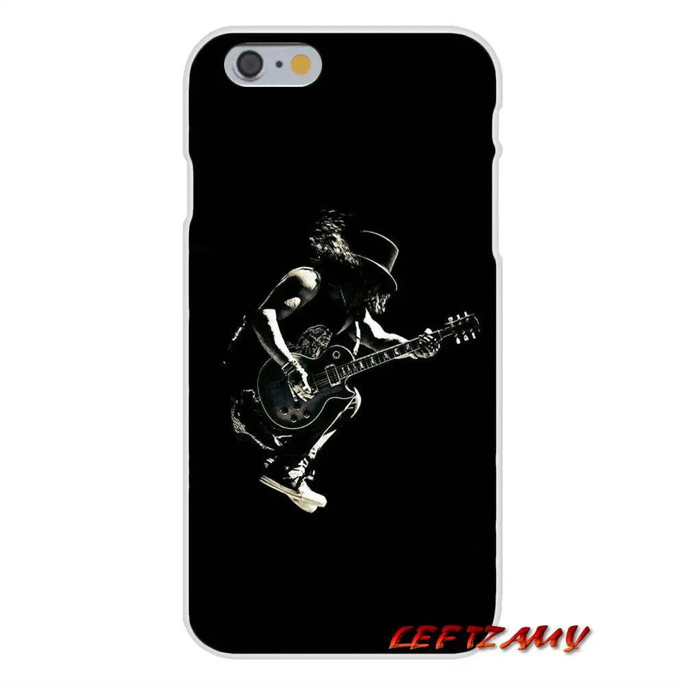 Guns N Roses Slash For iPhone X XR XS MAX 4 4S 5 5S 5C SE 6 6S 7 8 Plus ipod touch Accessories Phone Shell Covers | Мобильные