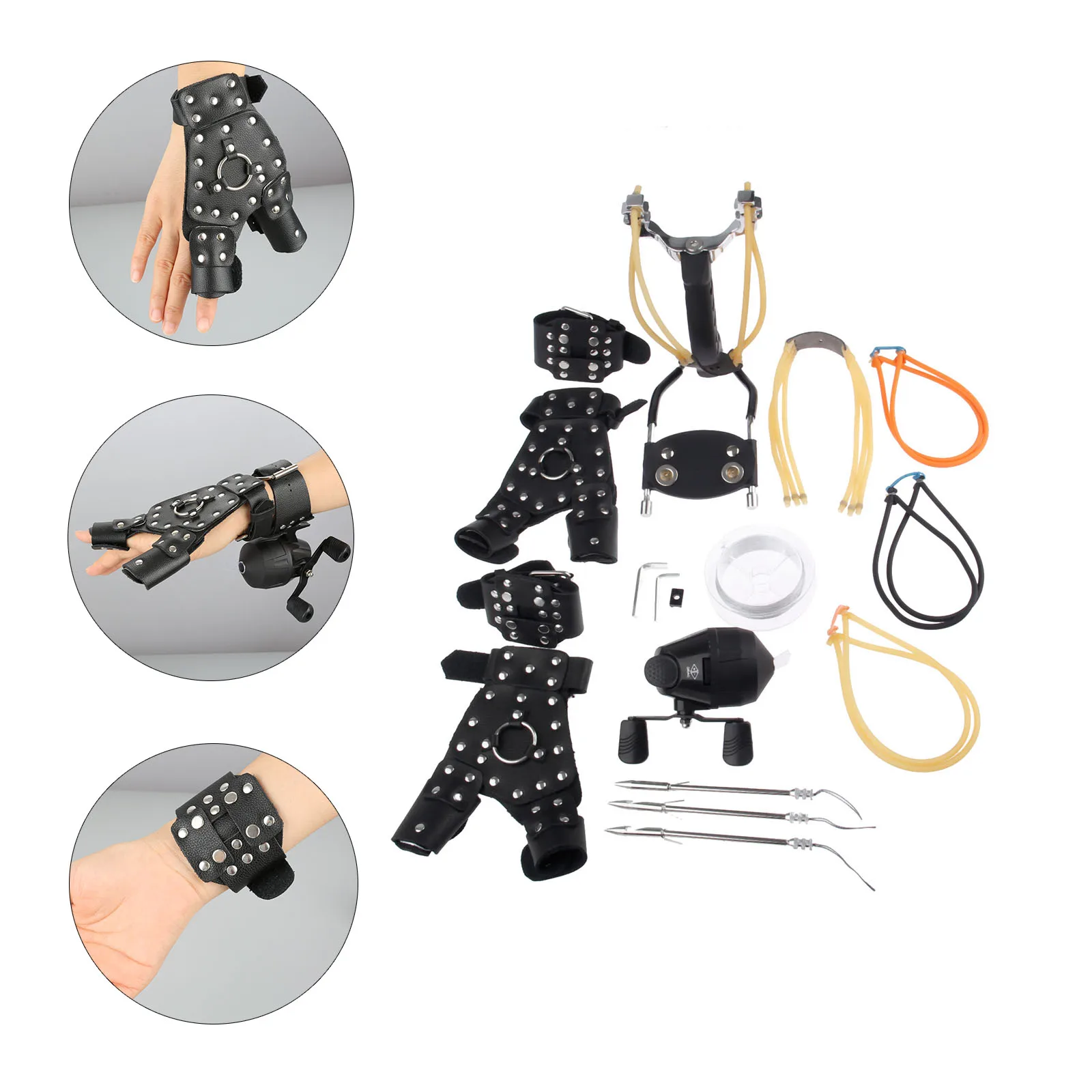 Мощная Рогатка для стрельбы из лука охоты рекурсивная Рыболовная катушка