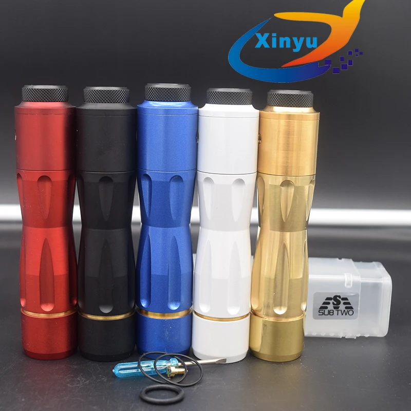 Оригинал SUB TWO mod kit испаритель 18650 Батарея Латунь красная медь 24 мм корпус VS Get Low V3