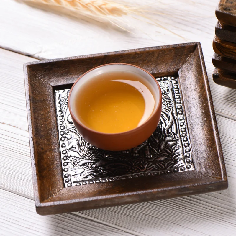 Новый год креативный деревянный коврик для посуды художественная мебель ретро