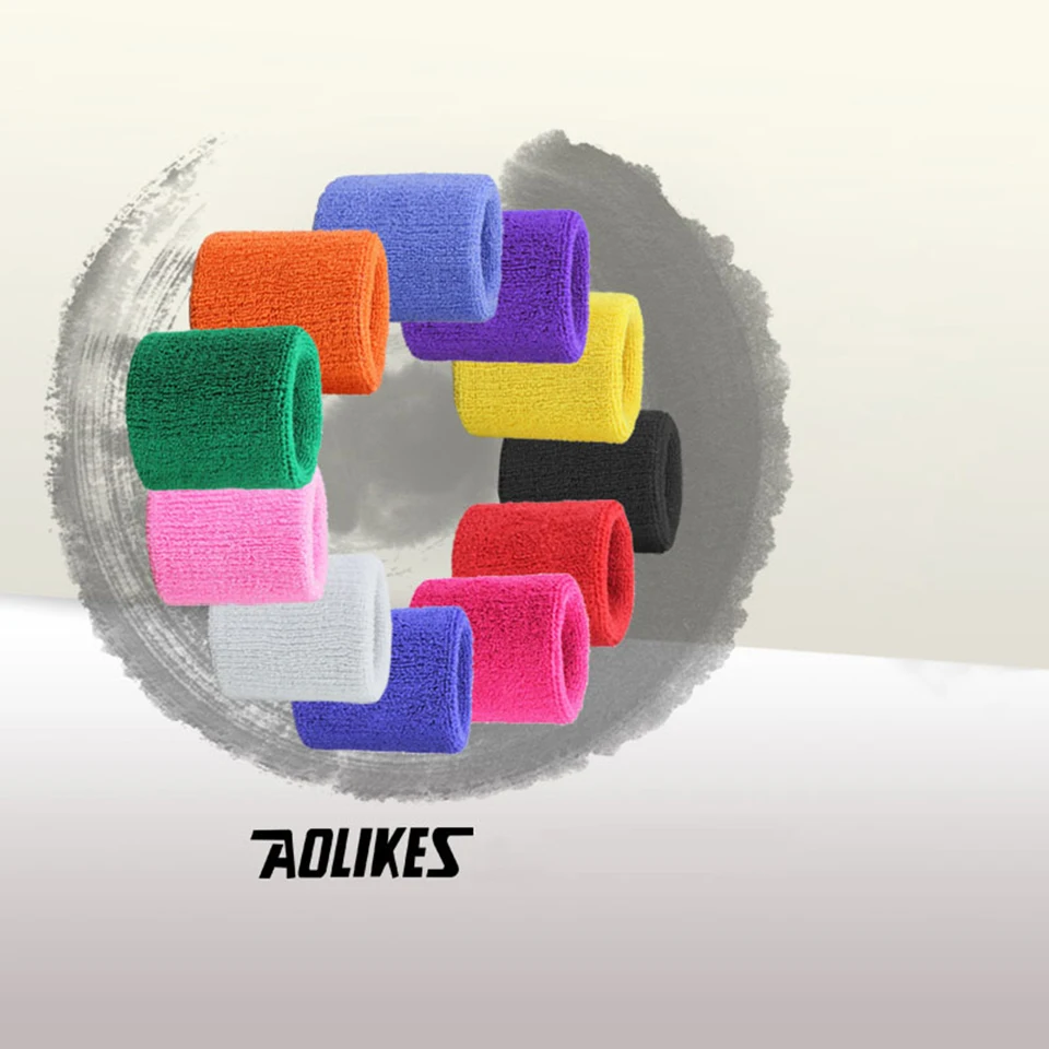 AOLIKES, 1 шт., спортивный напульсник, повязка, повязка, ремешок для спортзала, для бега, для спорта, безопасная поддержка запястья, повязка для бадминтона, повязка на запястье