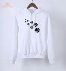 Женские толстовки с капюшоном HAMPSON LANQE, розовые, красные, черные, белые, серые худи в стиле Харадзюку, весна-осень 2019