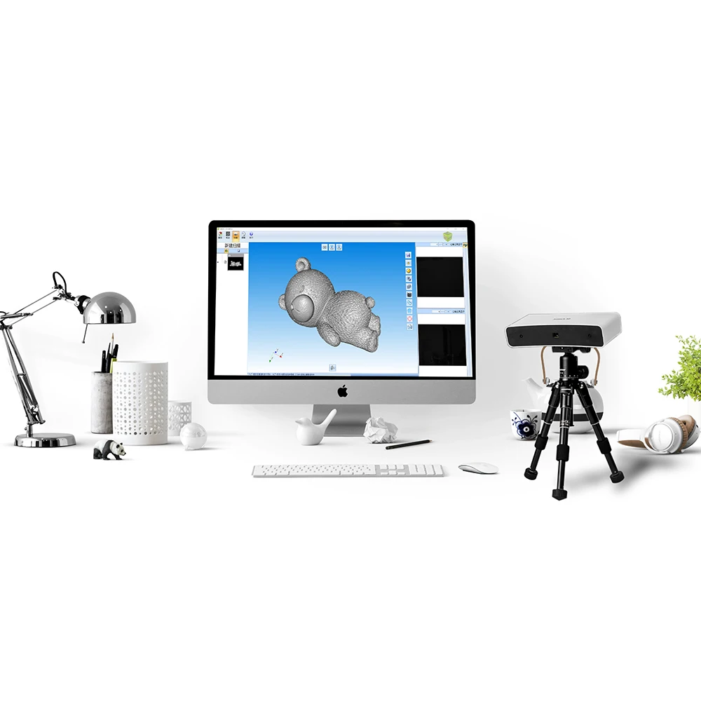 JTscan DS2 настольный 3D сканер белого света 0 1 мм Точность 8s скорость сканирования 700