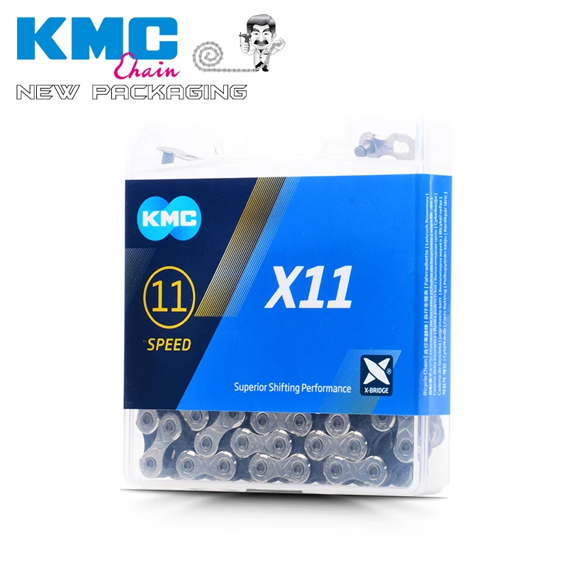 KMC X11.93 X11 Fahrradkette 116L Fahrradkette 11 Geschwindigkeit mit Original box und Magischen Knopf fur Berg/Stange Fahrrad te