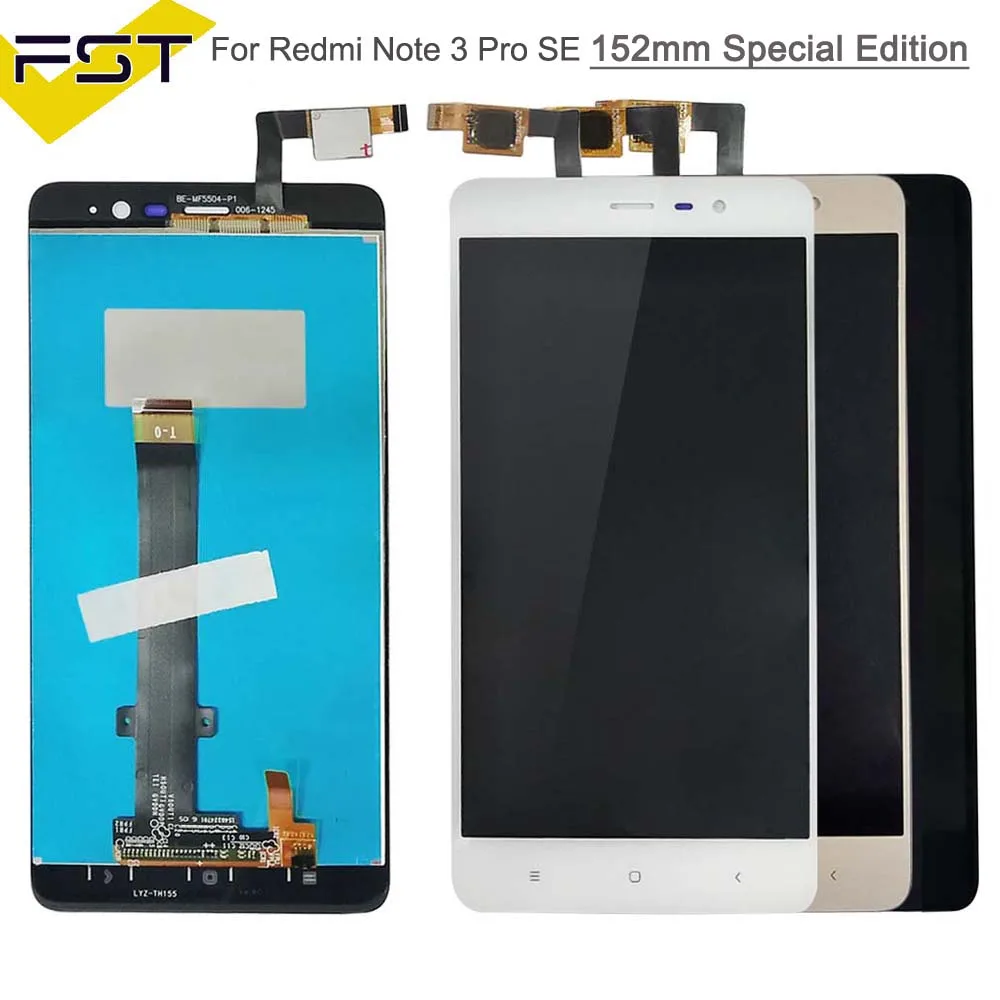 152 мм для 5 &quotXiaomi Redmi Note 3 Pro SE ЖК дисплей кодирующий преобразователь сенсорного