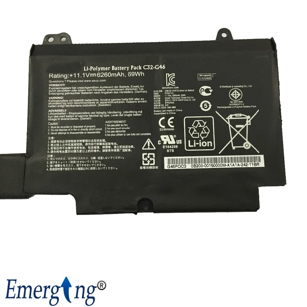 11 1 V 69Wh новая Оригинальная фотосессия G46 G46V G46VW Ultrabook PRO | Компьютеры и офис