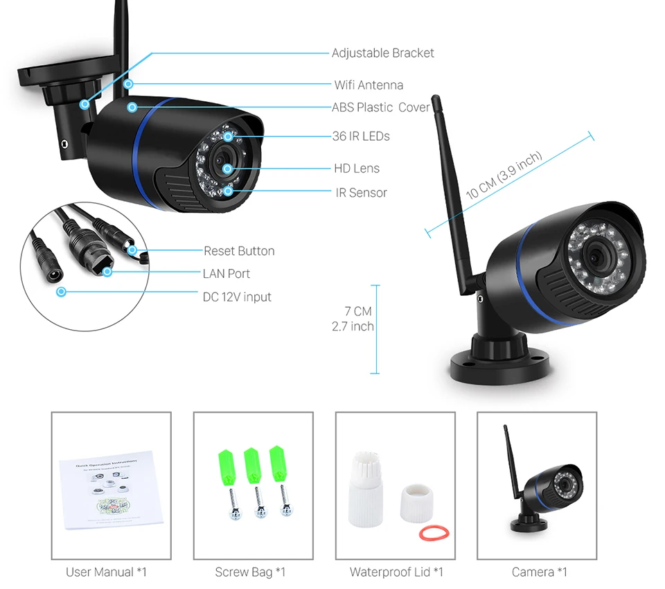 Besder Yoosee 1080P 720P Wifi Беспроводная IP камера IR 20 м ночное видение P2P облачная Wifi камера IP Домашняя безопасность CCTV видеонаблюдение