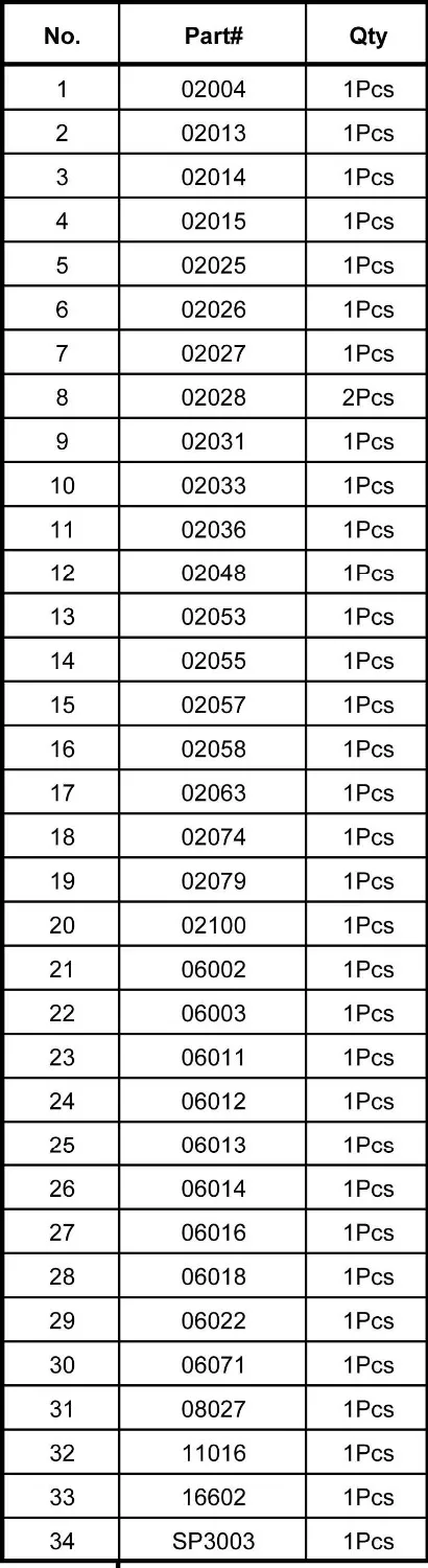 

RC Автозапчасти для HSP 1/10 NITRO BUGGY 94106 (часть №34 Набор предметов)