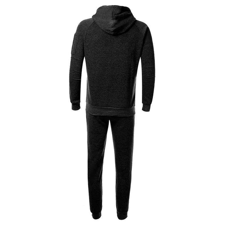 HEFLASHOR мужской Камуфляжный комплект Повседневная тренировочная толстовка на