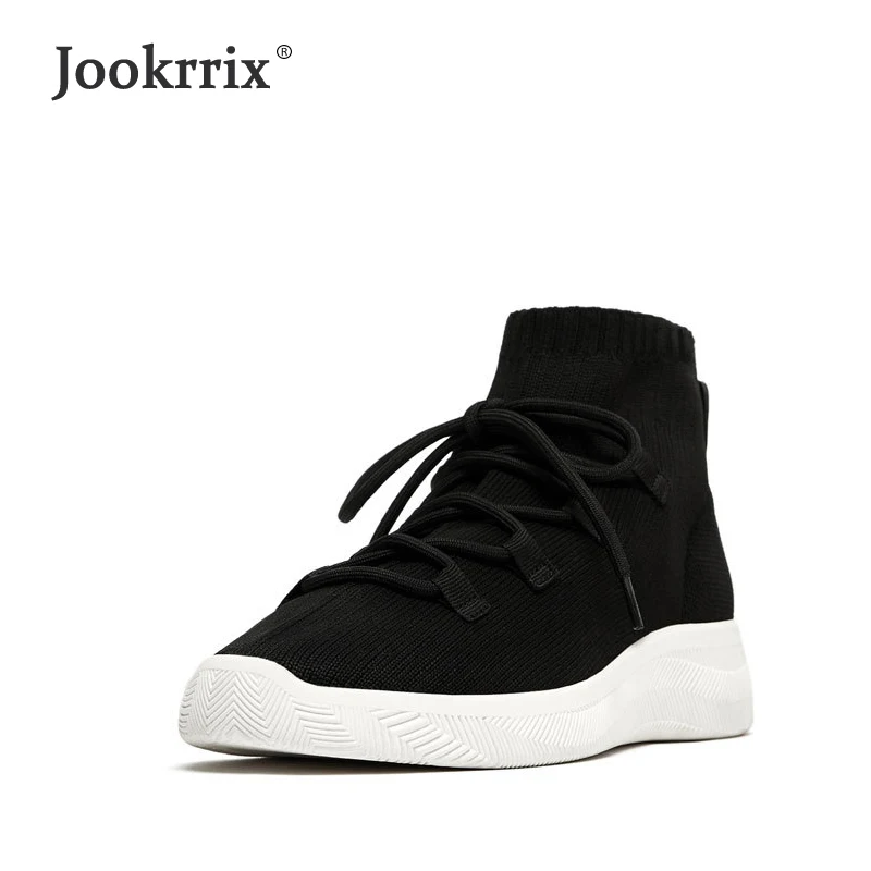 Jookrrix Осенняя обувь Для женщин модные брендовые женские кроссовки с высоким