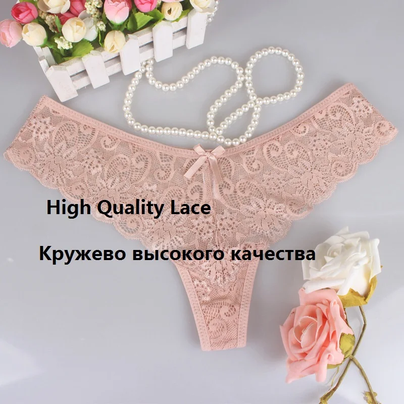 3 шт. женские кружевные трусики стринги с низкой посадкой|Женские трусики| |