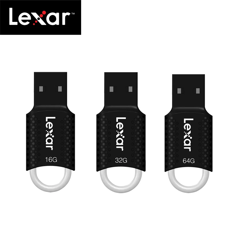 100% Оригинальный USB флеш накопитель Lexar V40 32 ГБ 64 флешка 16 2 0 карта памяти ключ|USB