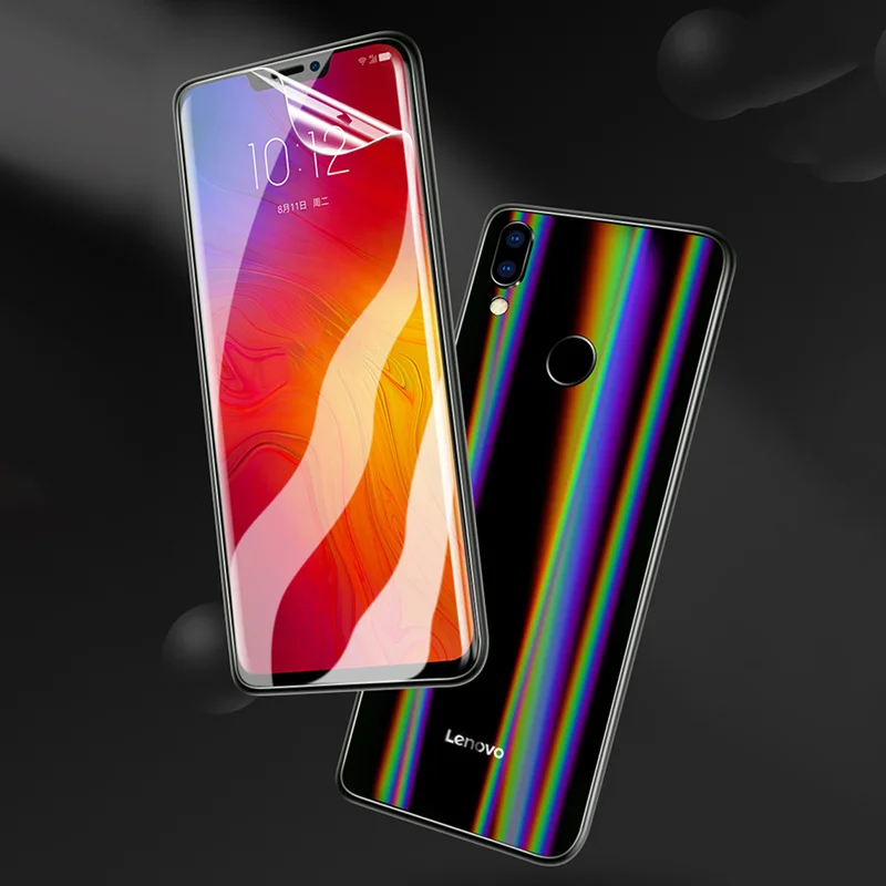 Bfollow 5D для lenovo Z5/Z5 Pro Чехол Мягкий ТПУ спереди Экран протектор Аврора пленок задней