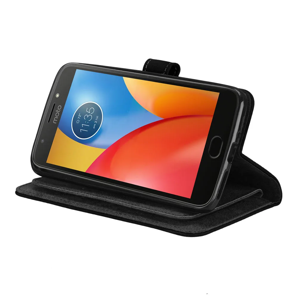 Магнитный флип-чехол для Motorola Moto X X3 X4 C M Z E3 E4 G4 G5 Play Plus 9 матовая винтажная PU кожаная