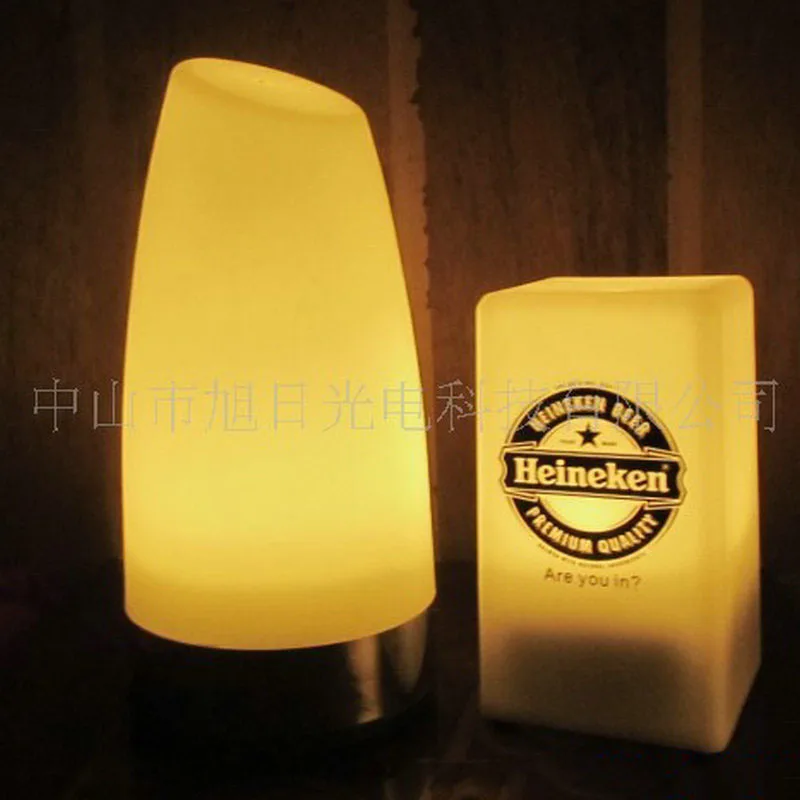 Custom processing beveled bar it can be printed LOGO lamp emitting light rechargeable gift | Освещение