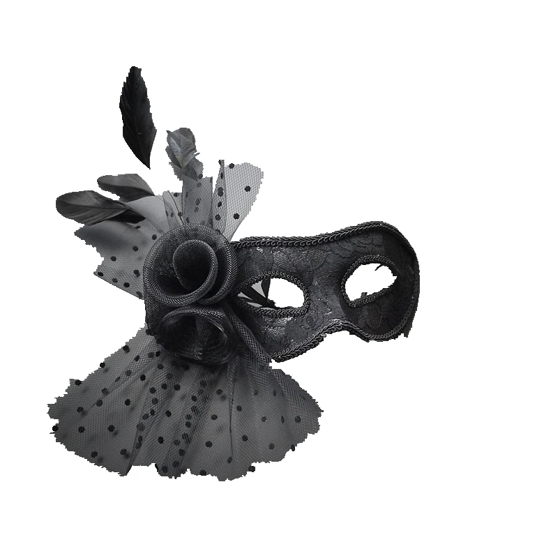Feather Lace Christmas Party Fancy Mask | Дом и сад