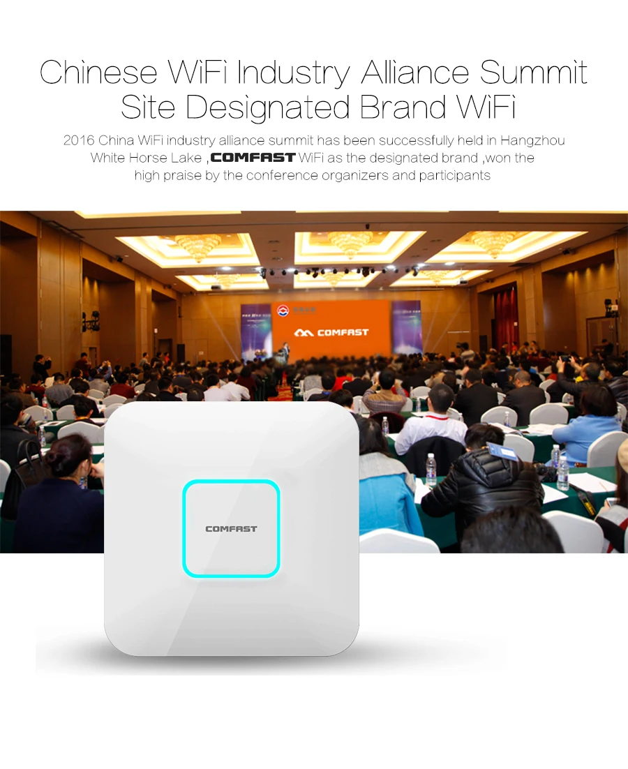 COMFAST 1750Mbps 2.4G+5.8G Wifi Access Point WiFi coverage 11AC wifi router ceiling AP support openWRT ddWRT CF-E380AC 4PCS | Компьютеры и
