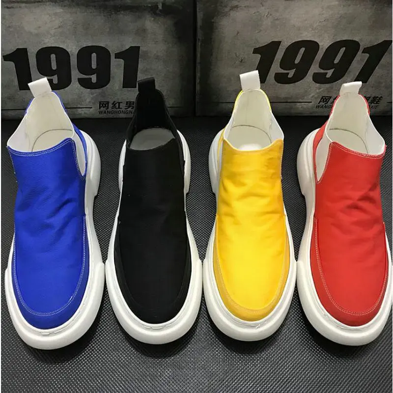Мужские парусиновые Лоферы для вождения Zapatos Hombre Sapatos Обувь на плоской подошве