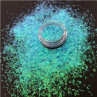 Blue-15g Цветная яркая мишура, блестящая переливчатая радуга, розовый, голубой, белый, желтый, золотой цвет, маникюр, ногти, искусство, блестки для тела, вечерние украшения - Цвет: Blue-15g