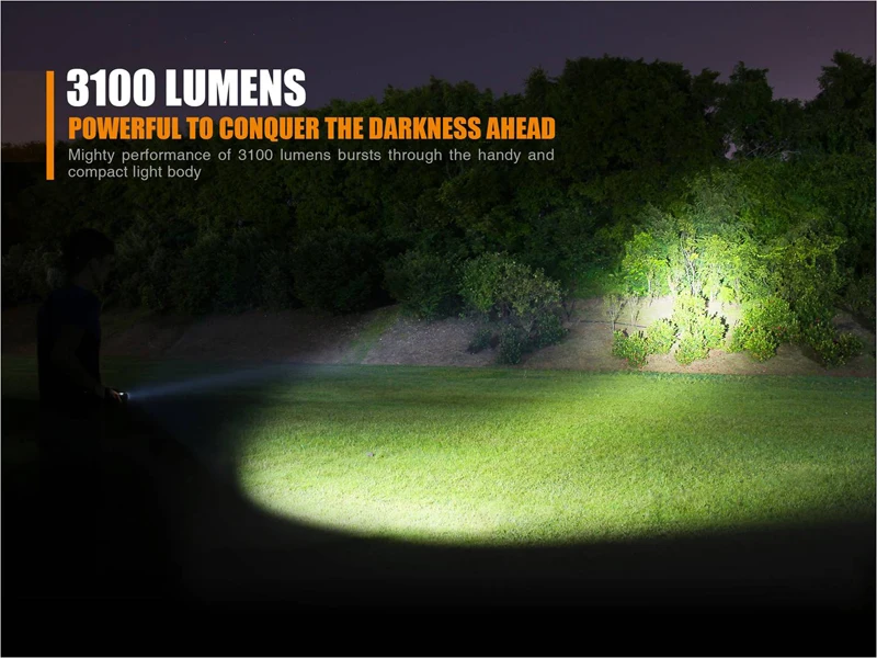 3100 люмен Fenix UC52 Cree XHP70 светодиодный фонарь супер яркий умный перезаряжаемый фонарик с о светодиодный дисплеем