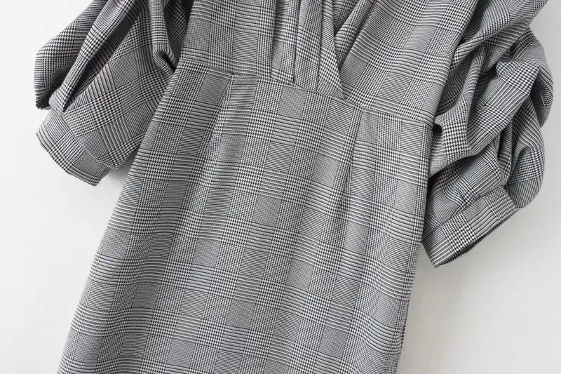 TWOTWINSTYLE осеннее миди Длинное Платье женское клетчатое выпускное Женское