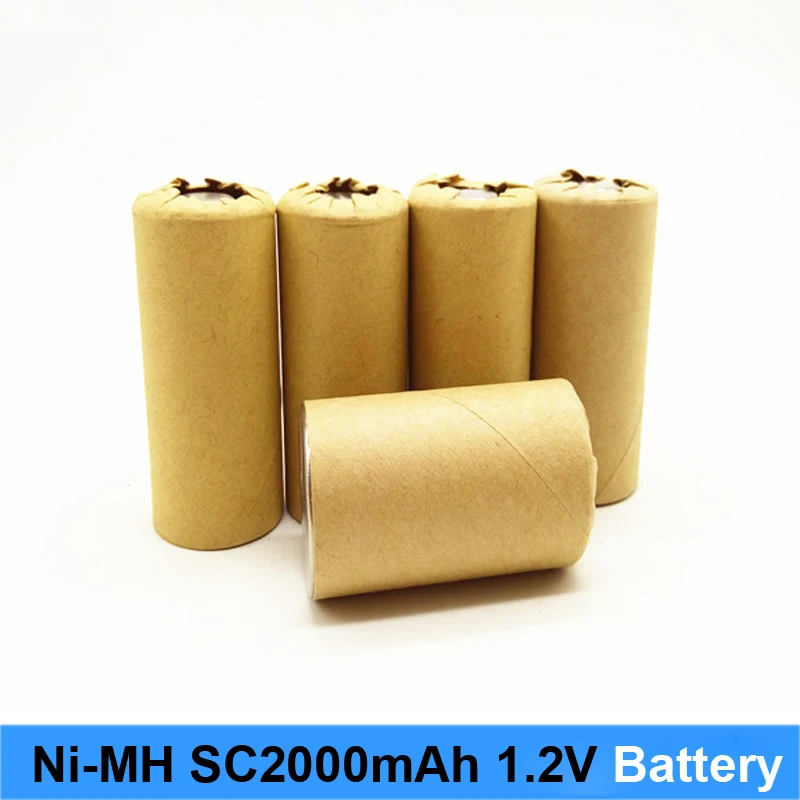 Ni MH CD 1 2 В батарея 2000 мАч 10c 15c высокая мощность перезаряжаемые nimh отвертка и робот