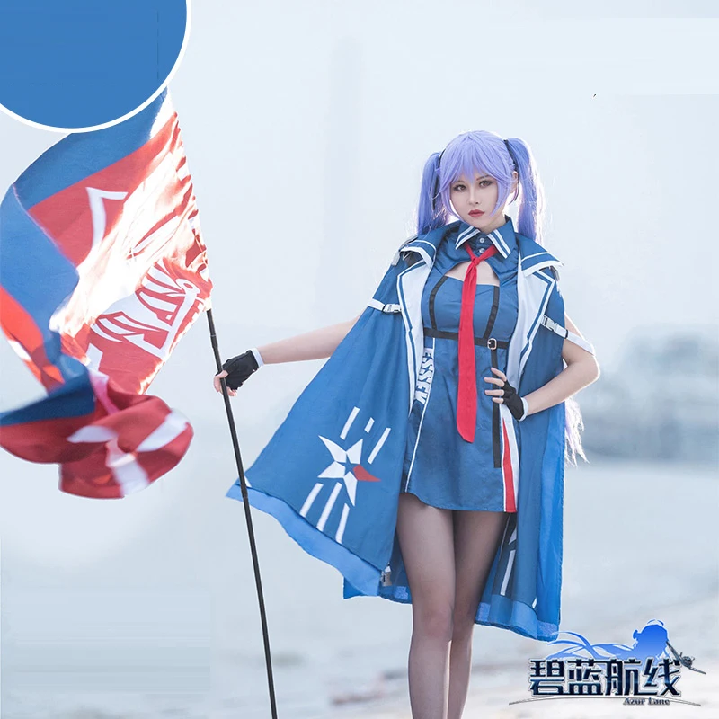 Хит 2019! Женский костюм для костюмированной вечеринки Azur LAN USS Essex сексуальная