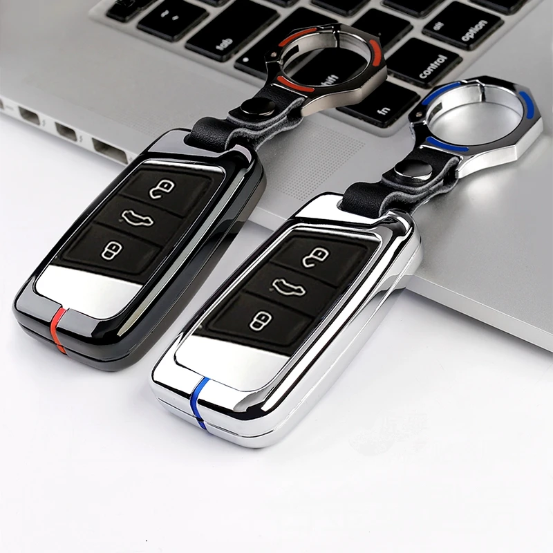 Чехол для автомобильного ключа из оцинкованного сплава чехол Volkswagen Polo MK6 B8 Golf 7