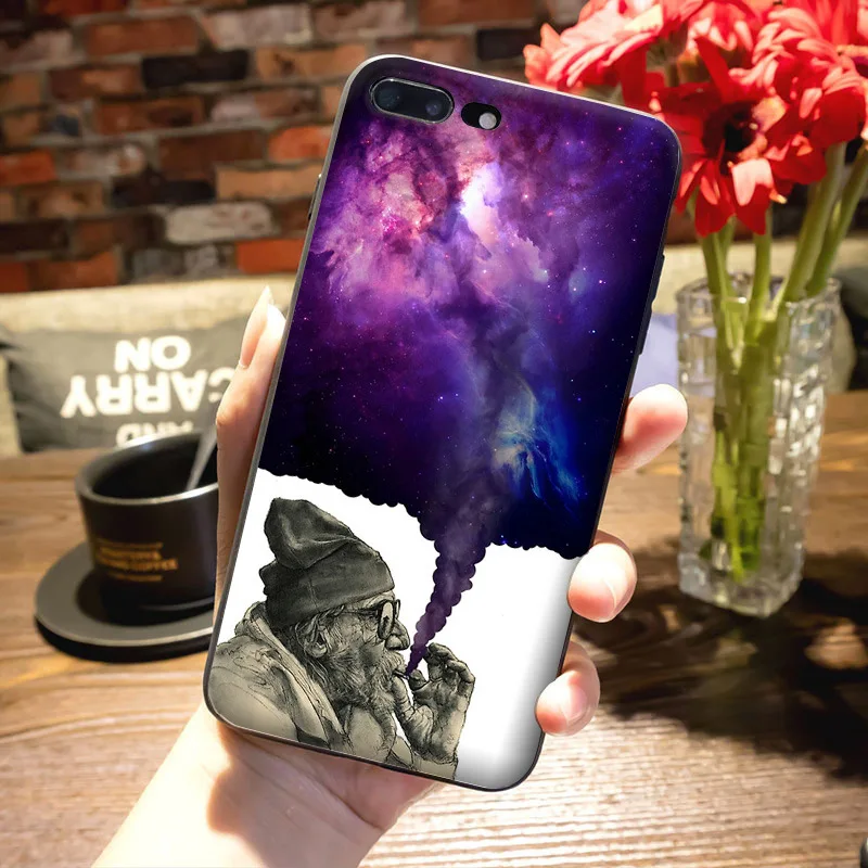 MaiYaCa курение травы Черный силиконовый чехол для телефона чехол для iPhone 8 7 6 6S Plus X XS MAX XR 5S SE 11pro max чехол для сотового телефона