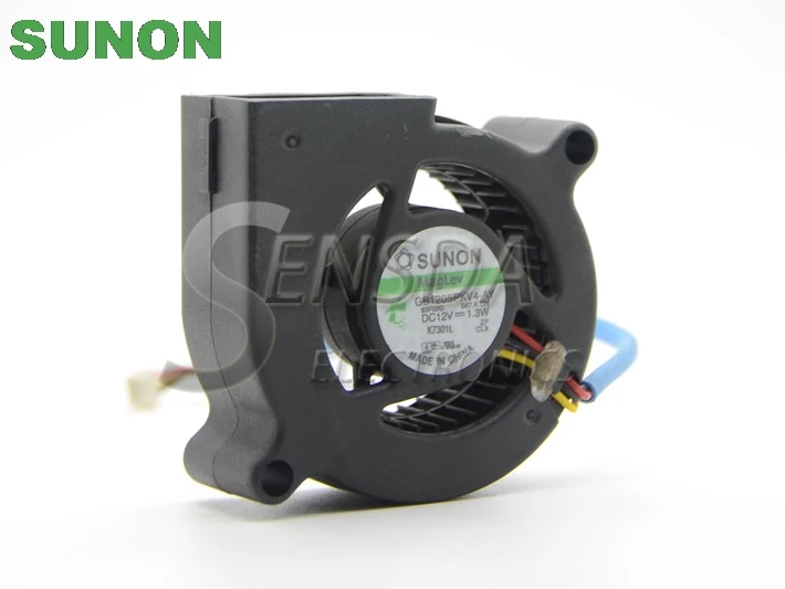 3-проводной штепсельный вентилятор Sunon GB1205PKV4-AY, 12 В, 1,3 Вт, 50x50x20 мм