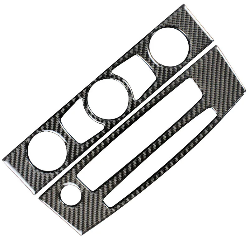 

Carbon Fiber Car Styling Interior Strip Air Conditioning CD Panel Cover Trim Accessories Stickers for BMW 5 Series E60 F10 G30