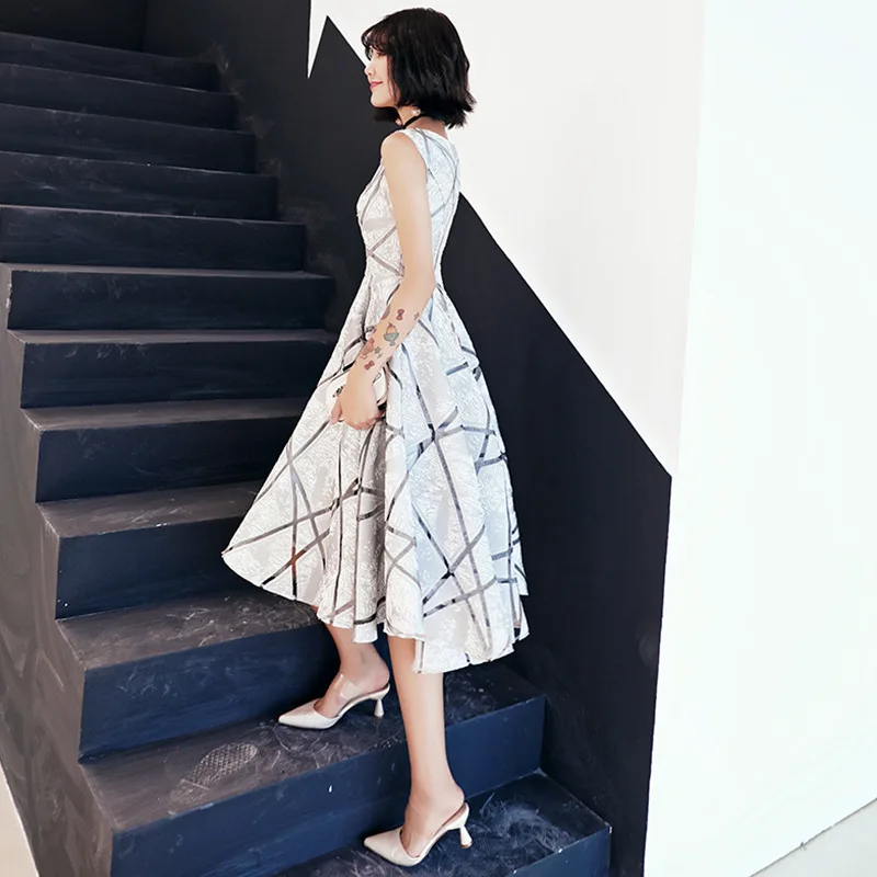 Китайское Восточное короткое вечернее платье Ципао элегантное принцессы