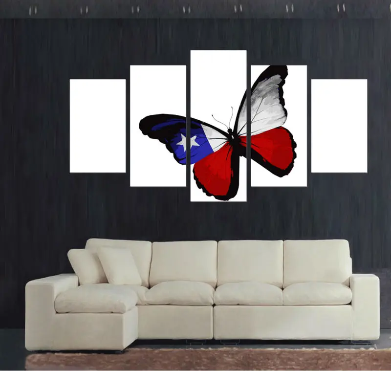 

5 шт., декоративные настенные картины с американским флагом, PT0194