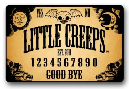 CHARMHOME Custom Ouija доска коврик в прихожую маленькая крипс Подушка с черепом ковер