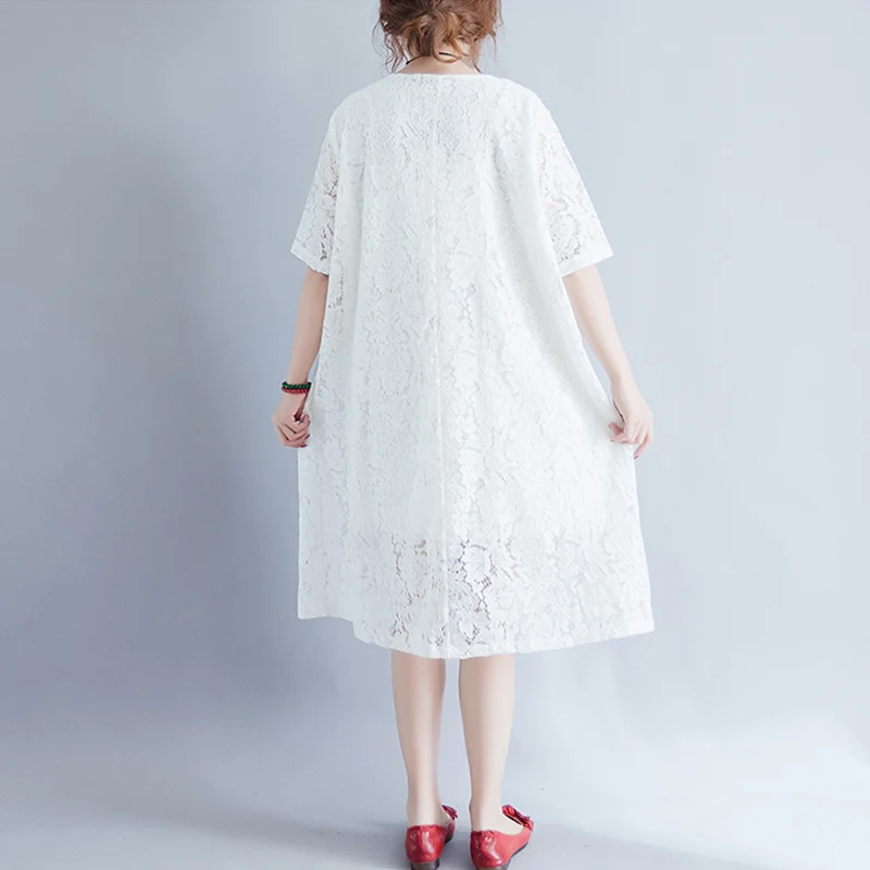 Женское элегантное черное кружевное платье 2019 летние платья длинное большого