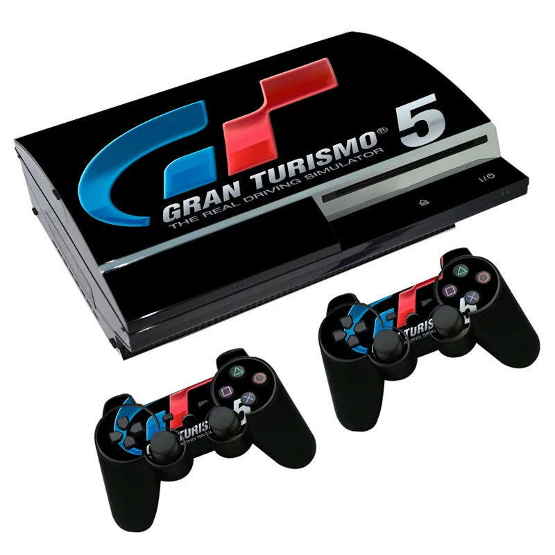Виниловая наклейка Gran Turismo Sport GT для консоли PS3 Fat PlayStation 3 и контроллеров