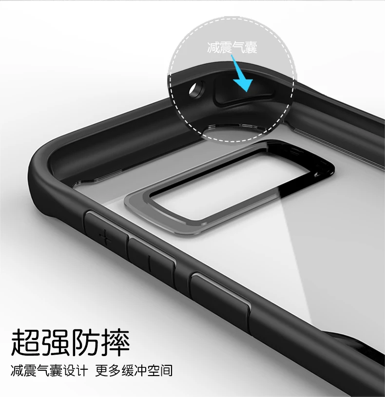 iPaky Brand transparent silicon for Samsung Galaxy S8 Case New Type Transparent Shockproof Phone Cover |