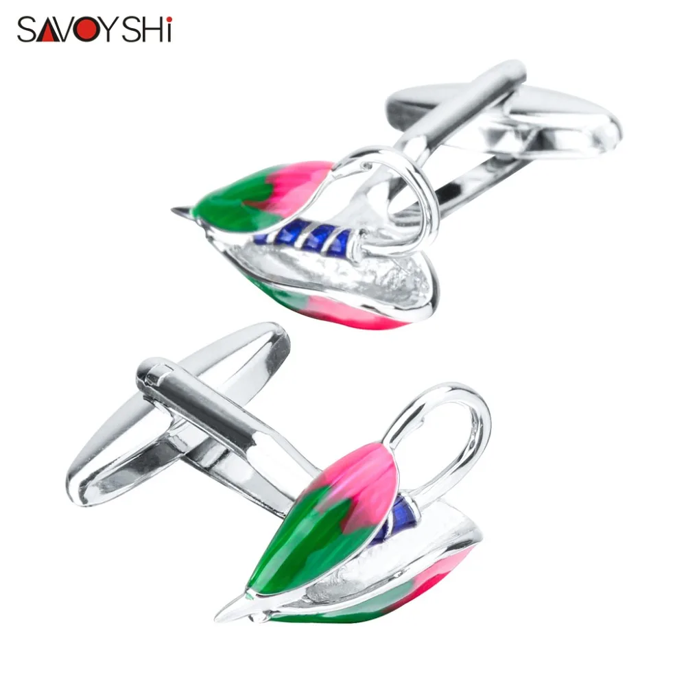 Новейшие модные запонки SAVOYSHI для мужчин высококачественные цветные