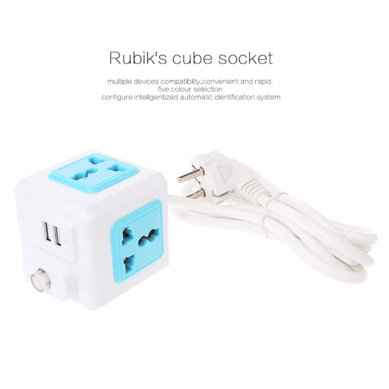 Умный дом Cube EU/US/UK Plug 4 Внешний адаптер-удлинитель универсальная розетка LS'D инструмент