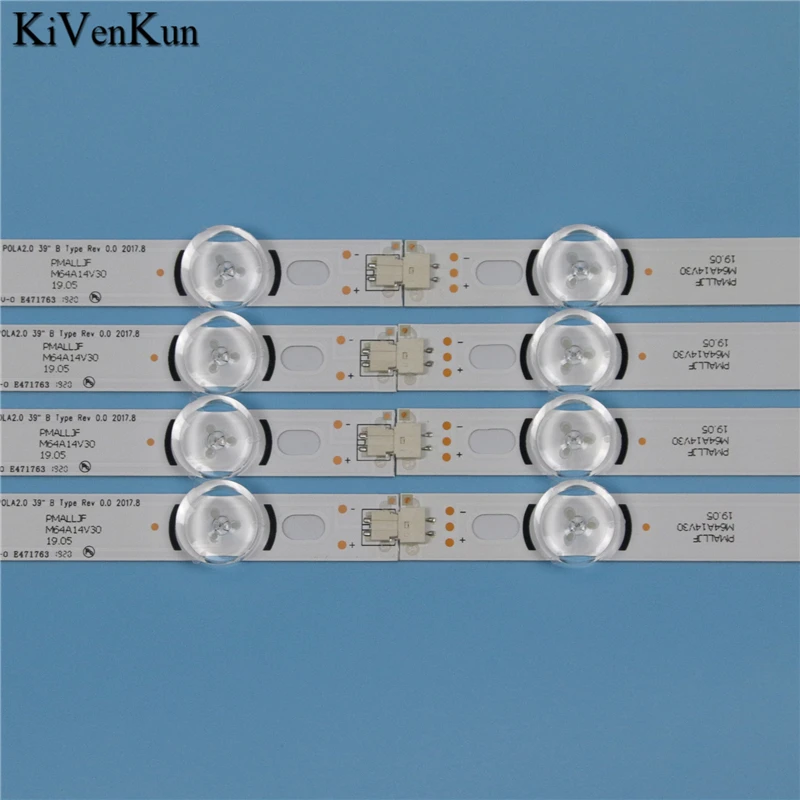 Светодиодный фонарь с подсветкой для LG 39LA6208 39LA620S 39LA620V 39LA6218-ZA, телевизионный светильник, комплект, светодиодный ремешок POLA2.0 3" A B type