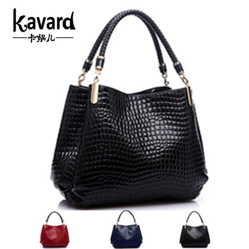 Женщины Кожа Крокодила Сумки Дамы Дизайнер Сумок Высокого Качества Мешок