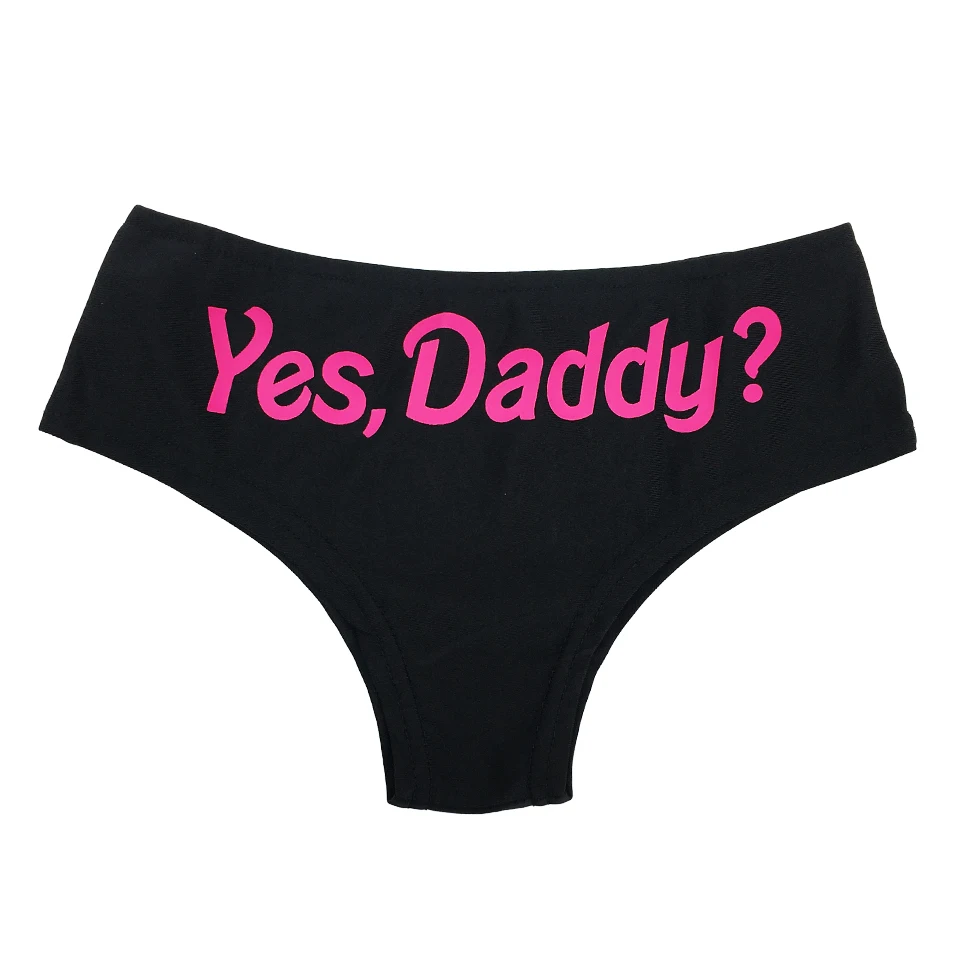 DOMI Yes Daddy с буквенным принтом женские трусики Смешные стринги Нижнее белье Трусики T стринги трусики нижнее белье женские трусы