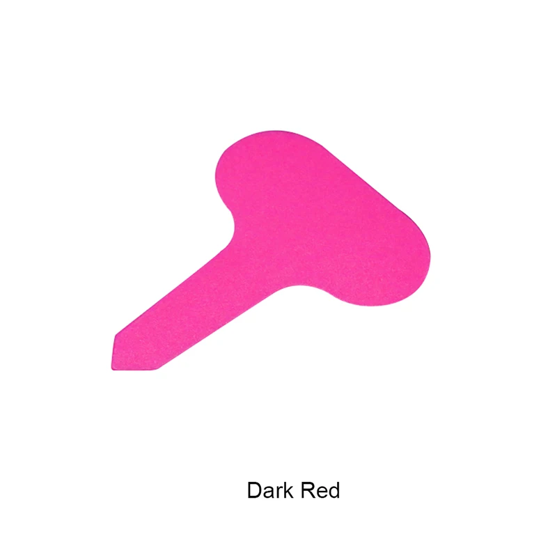 Dark Pink Новые 100 шт садовые растения этикетки пластиковые растения T-теги Маркеры кассеты для рассады садовые украшения поднос для рассады метка инструменты - Цвет: Dark Pink