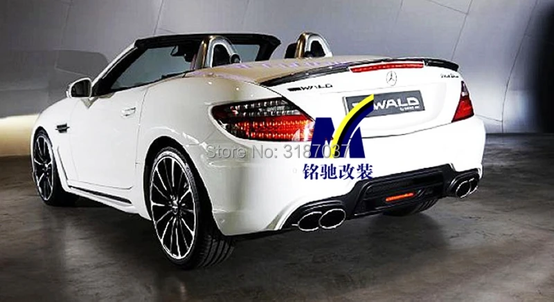 Для Benz R172 SLK Class трансформер 2 двери 2012 2013 Тюнинг автомобиля углеродное волокно