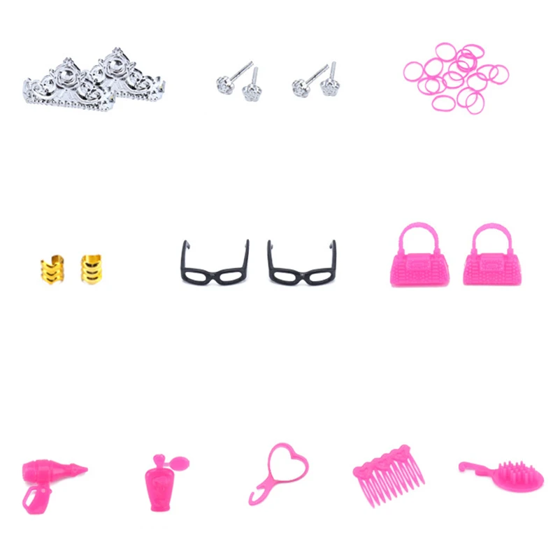 1 комплект аксессуаров для кукол одежды обувь ювелирная мебель 30 см шарнирная